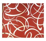 Premium 80g, rl 50x0,70m Arabesques rges - Rouge