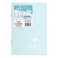 Carnet piqué Koverbook Blush 11x17cm 96 pages petits carreaux couverture polypropylène opaque bicolore Couleur aléatoire - Assortis