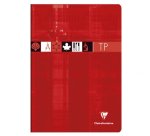 Cahier Travaux Pratiques piqué A4 120 pages grands carreaux + uni Couleur aléatoire - Assortis