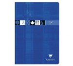 Cahier Travaux Pratiques piqué A4 120 pages grands carreaux + uni Couleur aléatoire - Assortis