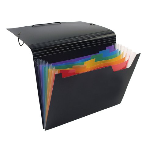 Trieur extensible 6 compartiments Rainbow Class - Viquel - 32 x 24,5 cm