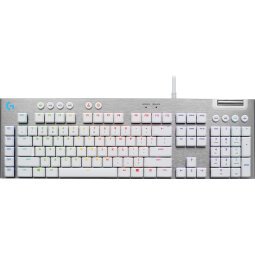 Logitech G G815 - Tactile - White clavier Jouer USB AZERTY Français Aluminium, Blanc