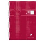 Cahier reliure intégrale déficients visuels A4 100 pages grands carreaux noirs 2,5mm agrandis 10x10 Couleur aléatoire - Assortis