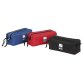 Trousse TEKNIK - Rectangle 2 compartiments : 22x9x7cm Nylon - Assortis : Rouge, Noir, marine