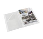 Protège-documents translucide A3, 40 vues/20 pochettes, couverture 7/10e, pochettes 7/100e