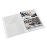 Protège-documents translucide A3, 40 vues/20 pochettes, couverture 7/10e, pochettes 7/100e