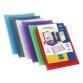 Protège-documents Viquel Propyglass polypropylène translucide personnalisable A4  20 pochettes - 40 vues couleurs assorties