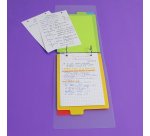 Intercalaires viquel a5 happy fluo 4 positions 14,5x22,5cm  coloris assortis