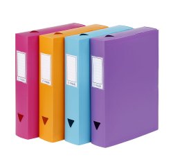 Boîte de classement plastique VIQUEL CLASS DOC - Dos 6 cm - couleurs assorties