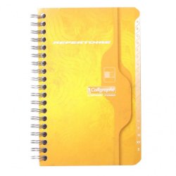 Répertoire reliure intégrale 7000 11x17 cm 100 pages petits carreaux 70 g - Assortis