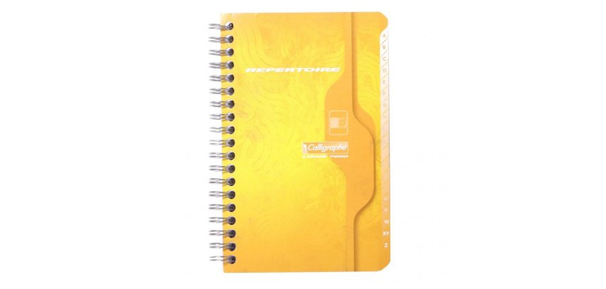 Répertoire reliure intégrale 7000 11x17 cm 100 pages petits carreaux 70 g - Assortis