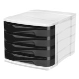 CEP Module de classement ELLYPSE OWA, 4 tiroirs, noir
