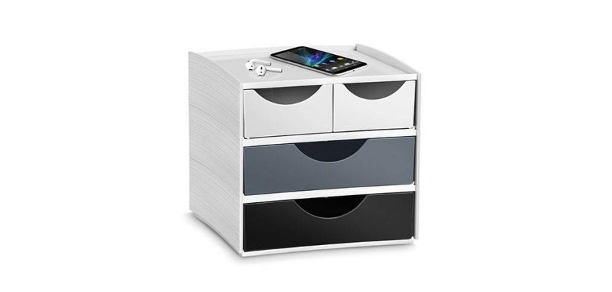 CEP Mini module de rangement MyCube mineral, 4 tiroirs