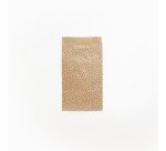 Sach. x50 poch. Kraft,11x21+5cm coeur - Kraft