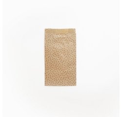 Sach. x50 poch. Kraft,11x21+5cm coeur - Kraft