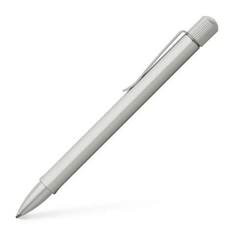 Stylo-bille faber castell hexo aluminium argent mat