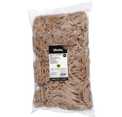 MAPED Bracelets caoutchouc en sachet, naturel, 90 mm