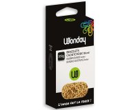 Bracelets caoutchouc, 150 x 10 mm, 100 g, nature