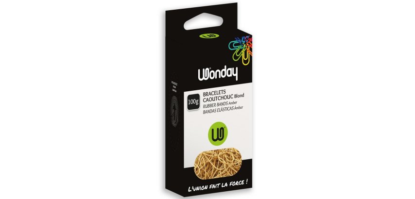 Elastiques 150 x 10 mm Wonday - Boîte de 100 g