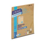 Pochette kraft gpv adhésive économique 24 260x330mm 90g paquet 10 unités