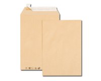 Pochette kraft gpv adhésive économique 24 260x330mm 90g paquet 10 unités