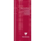 Carnet de bord enseignant piqué 8,5x20cm 32 pages Couleur aléatoire - Assortis