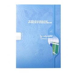 Cahier Travaux Pratiques piqué 7000 A4 64 pages grands carreaux 70 g + uni 90 g - Assortis