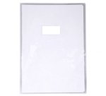 Protège-cahiers cristal PVC 12/100ème A4 - Incolore