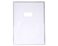 Protège-cahiers cristal PVC 12/100ème A4 - Incolore