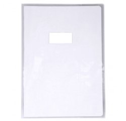 Protège-cahiers cristal PVC 12/100ème A4 - Incolore