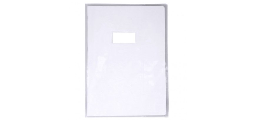 Protège-cahiers cristal PVC 12/100ème A4 - Incolore