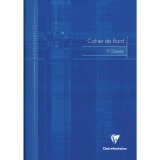 Cahier de bord enseignant piqué A4 60 pages 9 classes Couleur aléatoire - Assortis