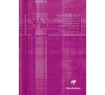 Agenda de bord enseignant 6 colonnes modèle allégé (19 semaines) piqué A4 72 pages Couleur aléatoire - Assortis