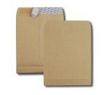 Pochette kraft armé 120g adhésive économique c4 229x324mm soufflets latéraux 30mm paquet 5 unités