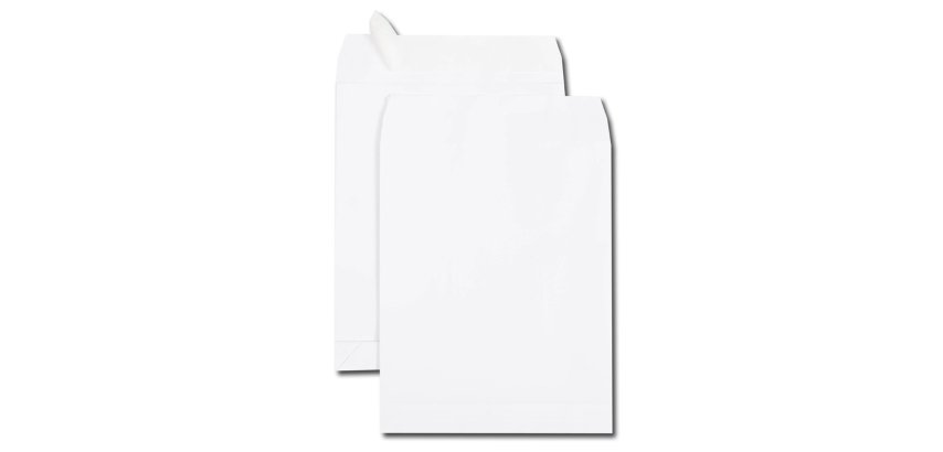 Pochettes à soufflets, 24, 260 x 330 mm, velin blanc
