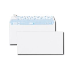 Enveloppe gpv économique vélin blanc 75g dl 110x220mm adhésive paquet 50 unités