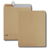 Boîte de 250 pochettes à 3 soufflets auto-adhésives 280 x 375