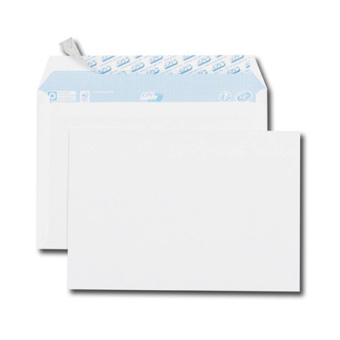 Paquet de 50 enveloppes Blanches auto-adhésives 80 grammes format C5 162x229mm référence 6626