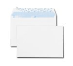 Boîte de 500 enveloppes C5 162x229mm Blanches auto-adhésives 90g