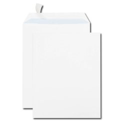 Boîte de 250 pochettes auto-adhésives vélin Blanc 90g format 260x330 24