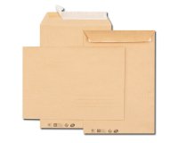 Pochette kraft gpv adhésive économique c4 229x324mm 90g paquet 10 unités