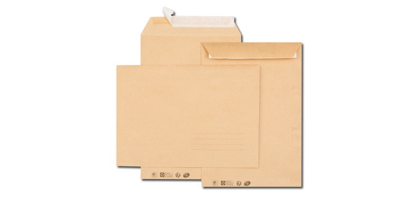 Pochette kraft gpv adhésive économique c4 229x324mm 90g paquet 10 unités