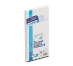Enveloppe gpv vélin blanc 90g dl 110x220mm adhésive fond gris paquet 25 unités