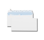 Enveloppe gpv dl 110x220mm 90g adhésive fermeture rapide sécurisée définitive blanche boîte 500 unités