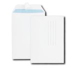 Pochette gpv économique adhésive vélin blanc 90g c4 229x324mm paquet 10 unités