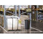 Corbeille murale magnétique Noire, format 24 x 32 cm, charge 2Kg - Dim : L36,4 x H25,7 x P10,1 cm