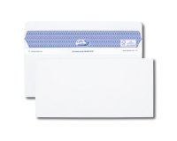 Enveloppe gpv dl+ 112x225mm 90g adhésive fermeture rapide sécurisée définitive blanche boîte 500 unités