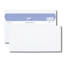 Enveloppe gpv dl+ 112x225mm 90g adhésive fermeture rapide sécurisée définitive blanche boîte 500 unités