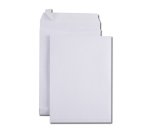 Pochettes à soufflets, C4 229 x 324 mm, kraft armé blanc