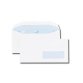 Boîte de 1000 enveloppes 115x225mm Blanches fenêtre 35x100 80g